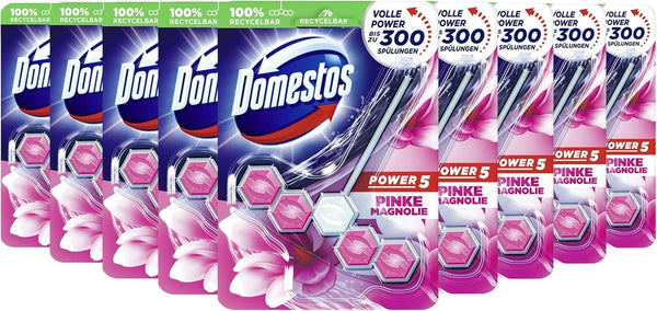 Domestos Toilet Stone Power 5 Magnolia 9 Pack 55g Blocks