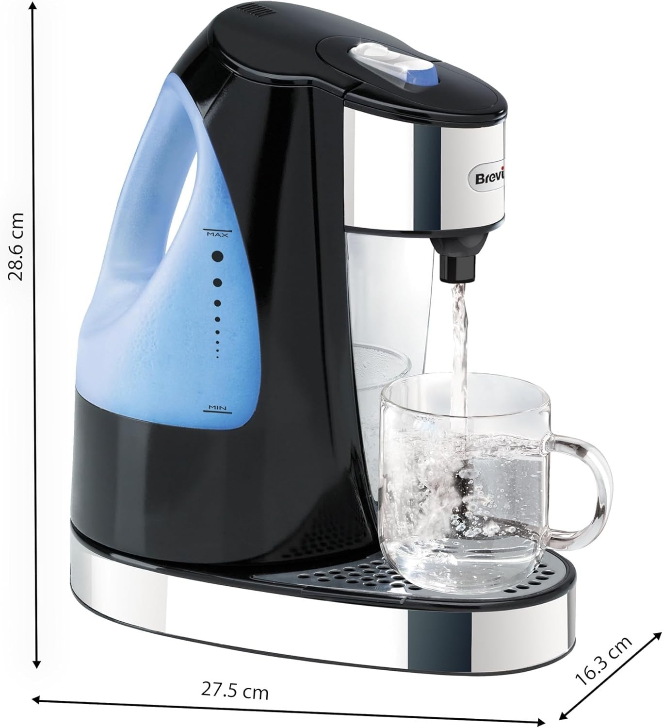 Breville HotCup Hot Water Dispenser 1.5L | 3kW Fast Boil Energy-Efficient Kettle by Breville