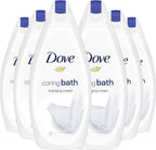 Dove Indulging Cream Bath 720ml x6 | Moisturising 1/4 Cream Body Wash Pack by Dove