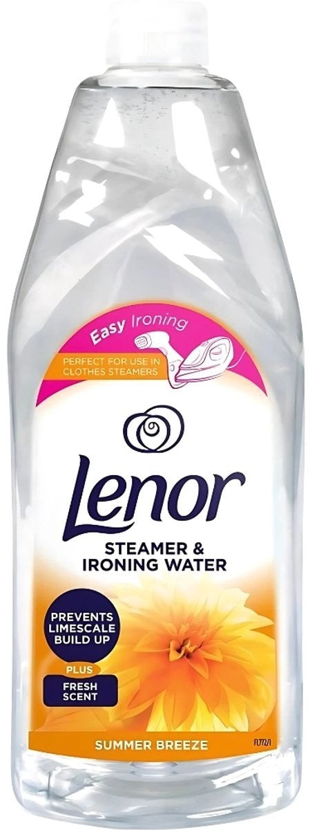 Lenor Ironing Water – Summer Breeze Scent | Anti-Wrinkle Fabric Freshener 1L