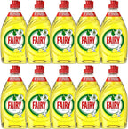Fairy Lemon Washing Up Liquid LiftAction 10x320ml Pack Dishwashing Liquid by Fairy