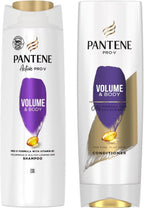 Pantene PRO-V Volume & Body Shampoo 400ml + Conditioner 360ml Set | 2 Pack by Pantene Pro-V
