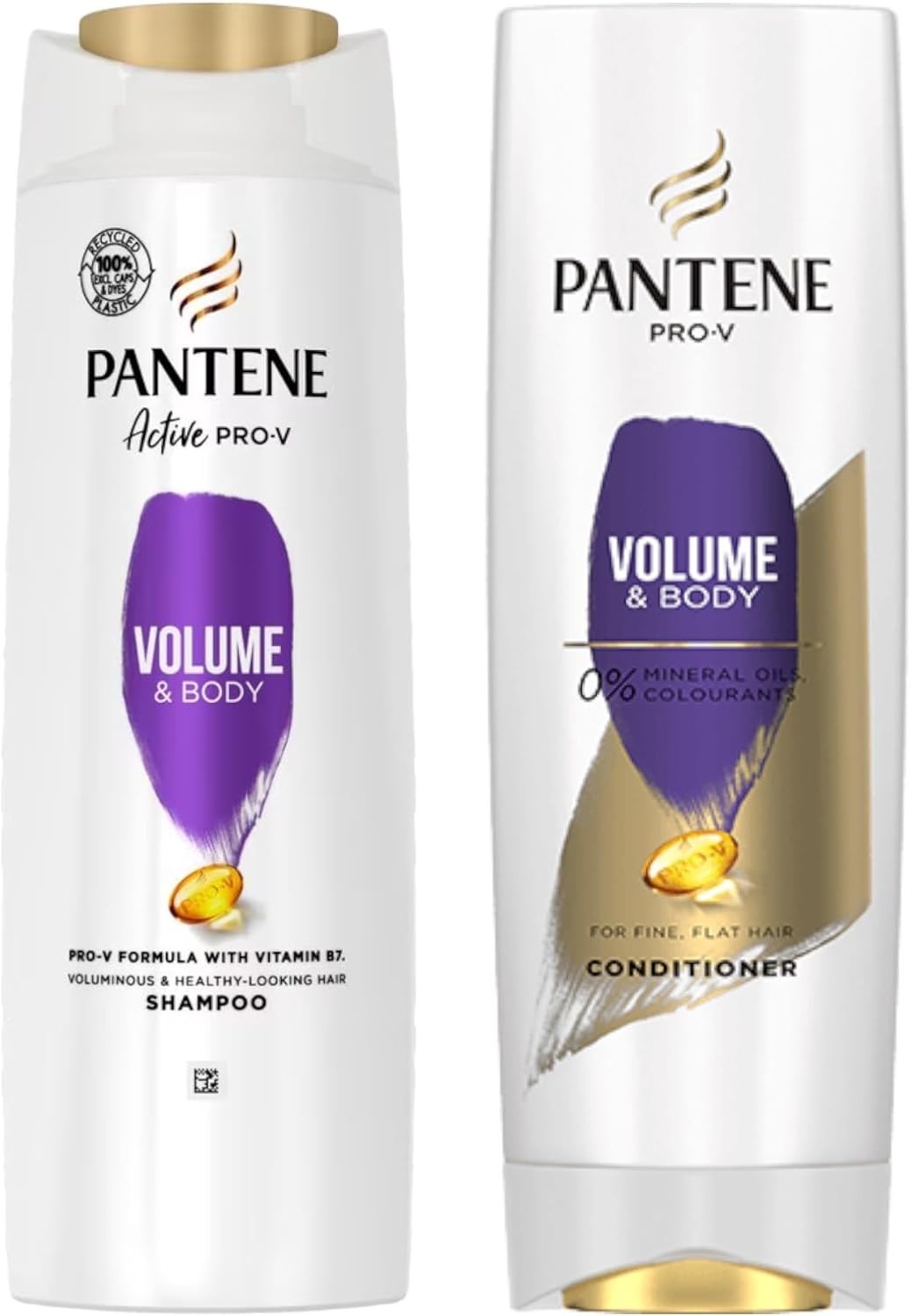 Pantene PRO-V Volume & Body Shampoo 400ml + Conditioner 360ml Set | 2 Pack by Pantene Pro-V