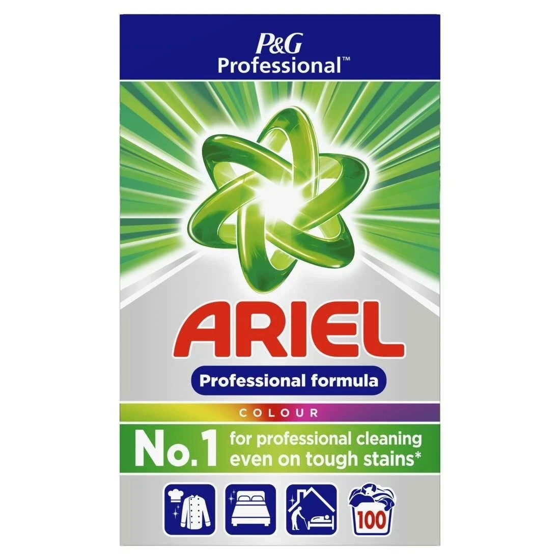 Ariel Professional Colours Powder Laundry Detergent 100 Washes T0624 by Ariel