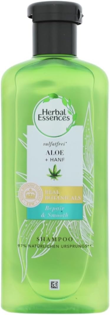 Herbal Essences Pure Aloe & Hemp Shampoo 6x225ml Sulphate Free for Dry Hair by Herbal Essences