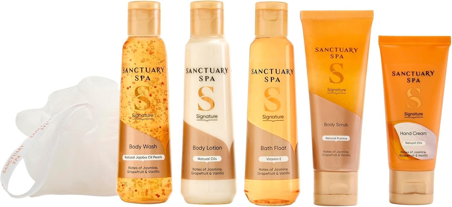 Sanctuary Spa Signature Pamper Parcel Gift Set Women’s Vegan Self Care Skincare by Sanctuary