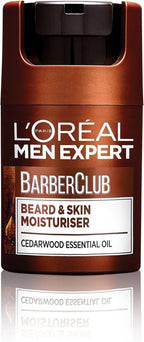 L'Oreal Men Expert Barber Club Beard & Face Moisturiser 50ml Cedarwood UK by L’Oréal Paris men expert