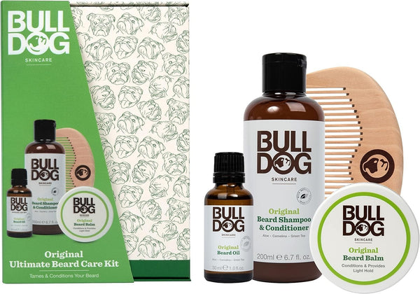 Bulldog Original Ultimate Beardcare Kit Gift Set Shampoo