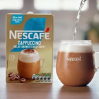 NESCAFÉ Cappuccino Decaf Unsweetened Coffee Sachets x42 | Pack of 6 Boxes by NESCAFÉ