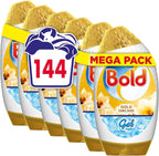 Bold Laundry Gel 6x840ml – 144 Washes, Gold Orchid, Lenor Freshness, Cold Wash by BOLD