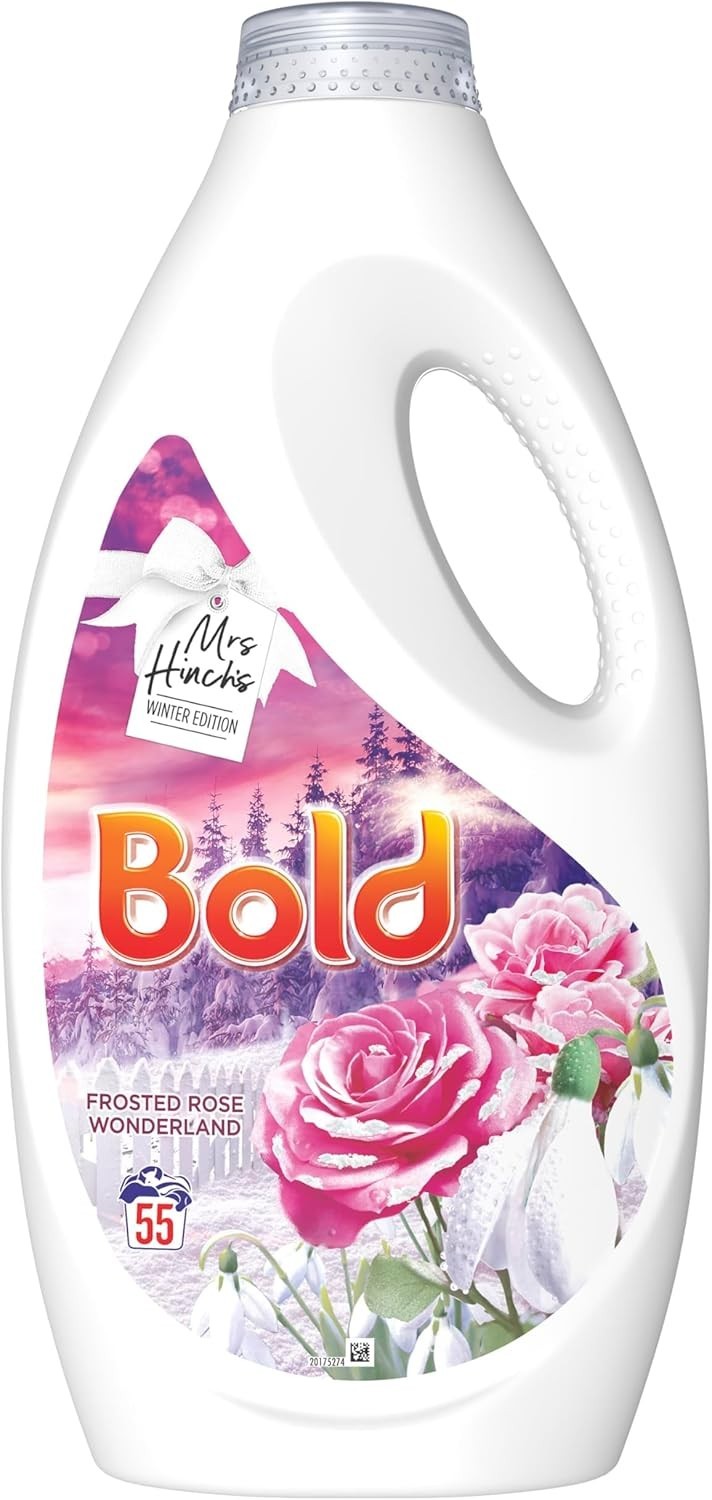 Bold Hinch Washing Liquid Rose Wonderland 55 Washes | 1.93L Laundry Detergent by BOLD