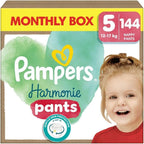 Pampers Harmonie Nappy Pants Size 5 144 Count | 12-17kg Gentle Skin Protection by Pampers