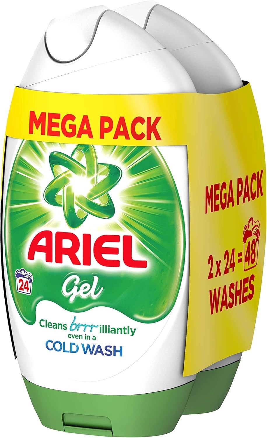 Ariel Original Washing Liquid Laundry Detergent Gel 48 Wash 1.8L Stain Removal by Ariel