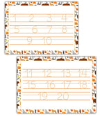 Number Tracing Worksheets for Toddlers 1 to 20 Reusable Mat by ZStore