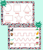 Smart Handwriting Sheets Letters, Numbers, Shapes & Custom Name Practice Handwriting & Early Learning For Kids by ZStore