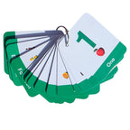 Alphabet Flashcards Pictures and Words 26 Ring Bound by Zstore