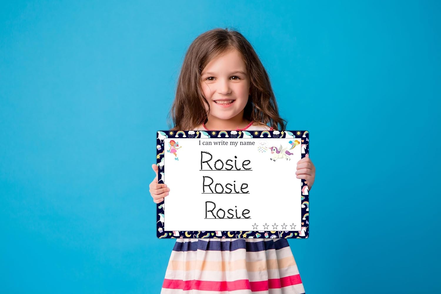 Custom Name Tracing Worksheet for Kids – Reusable Handwriting Practice Mat by ZStore