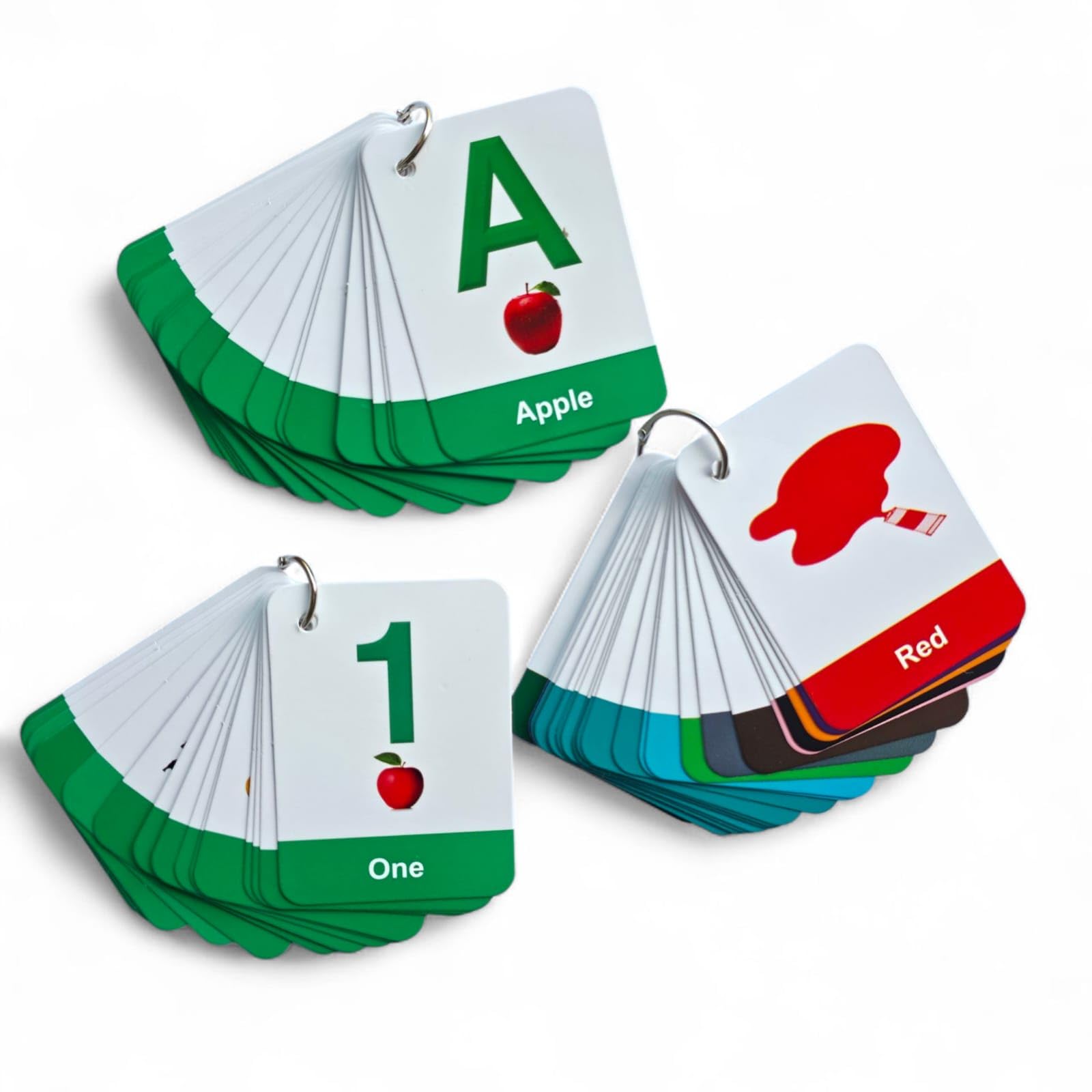 Toddler Flash Cards 70 Pcs Phonics Numbers Colors Shapes by Zstore