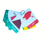 Toddler Flash Cards 70 Pcs Phonics Numbers Colors Shapes by Zstore
