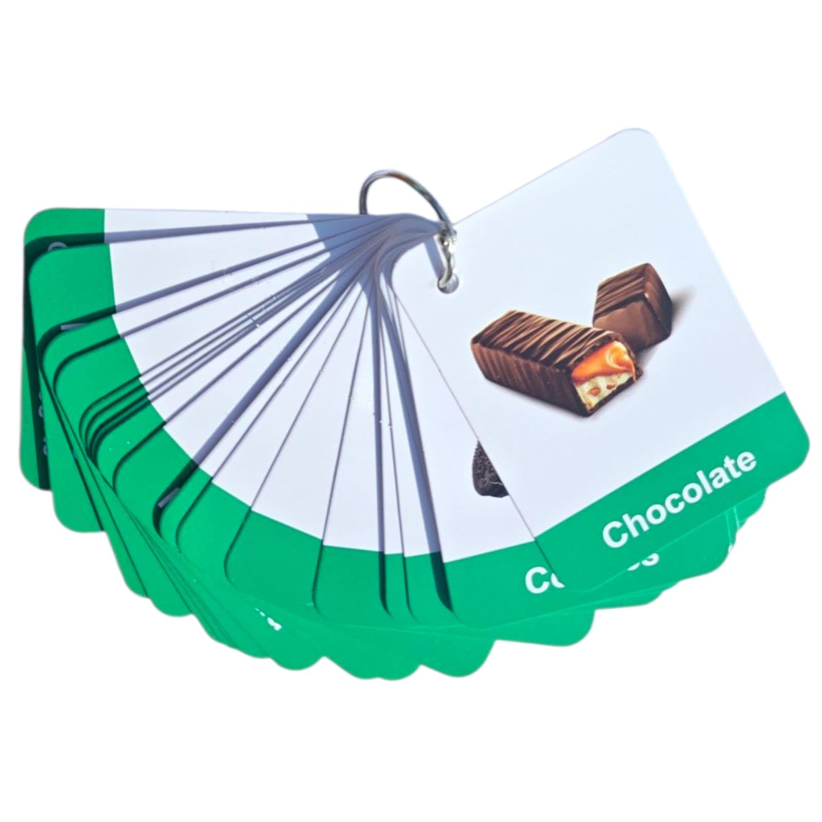 Alphabet Flashcards Pictures and Words 26 Ring Bound by Zstore