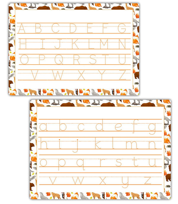 Alphabet Tracing Mat Reusable Double Sided Toddler Board
