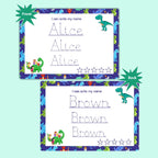 Name Writing Practice For Toddlers Reusable Double Sided Tracing Mat by ZStore