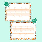 Number Tracing Worksheets for Toddlers 1 to 20 Reusable Mat by ZStore