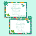 Personalized Name Writing Mat For Kids Custom Handwriting Practice Board Reusable & Waterproof by ZStore