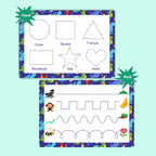 Learn to Draw Shapes and Lines Tracing Board for Toddlers by ZStore