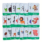 Kids 96 Pieces Flash Cards Set Baby Words Animals Fruits, Body Parts by Zstore