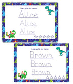 Name Writing Practice For Toddlers Reusable Double Sided Tracing Mat by ZStore